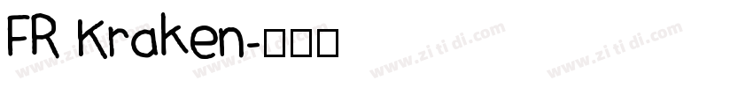 FR Kraken字体转换